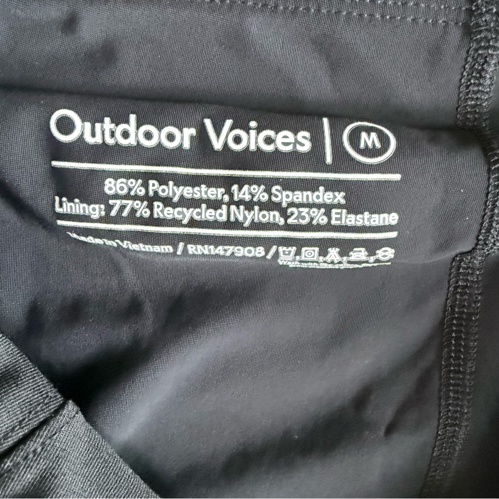 Outdoor Voices Black Skort - Medium - Picture 2 of 4